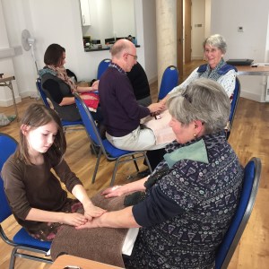 Hand massage workshop
